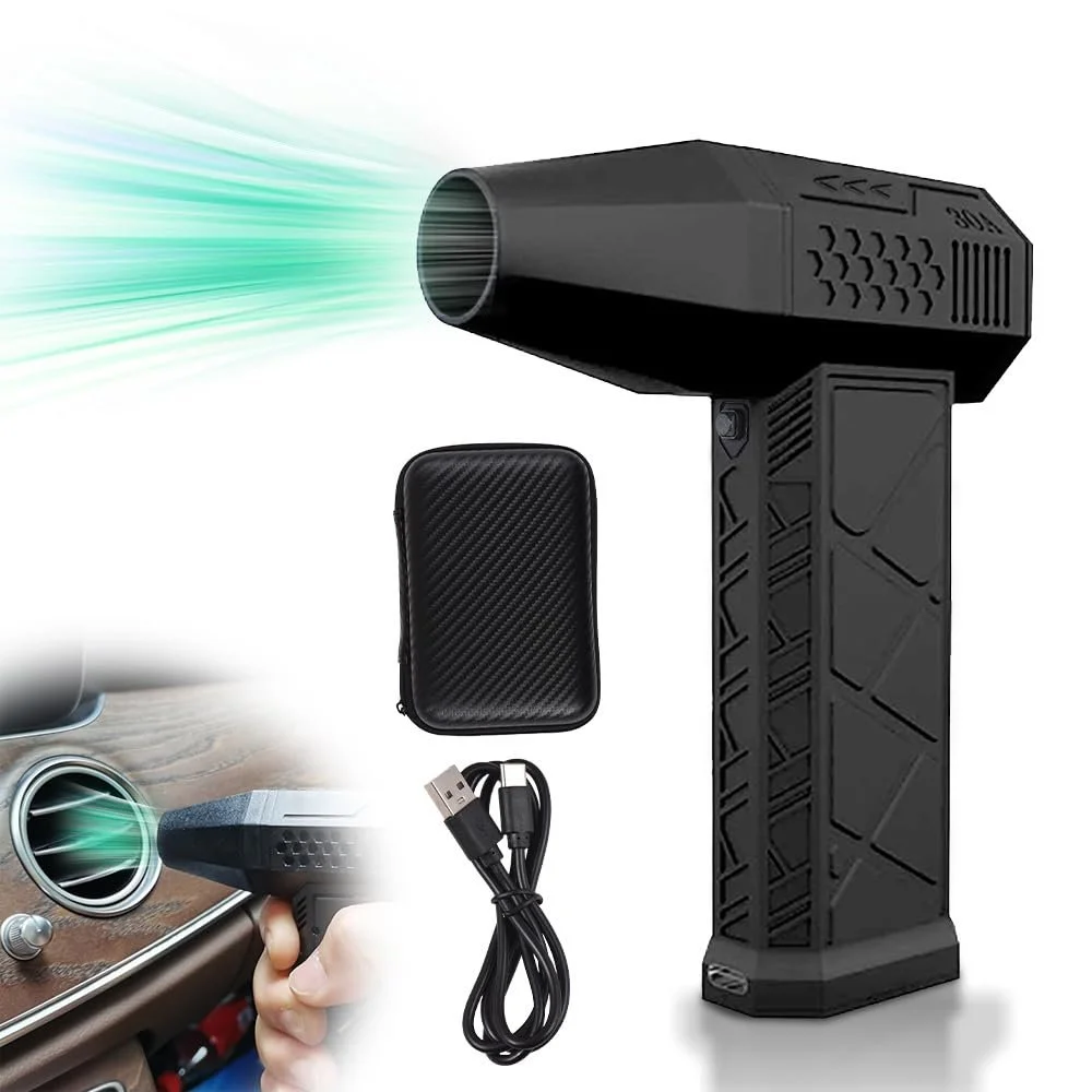 Міні-турбовентилятор Kavolet 130,000 RPM з магнітною насадкою Speed Adjustable, фото №1