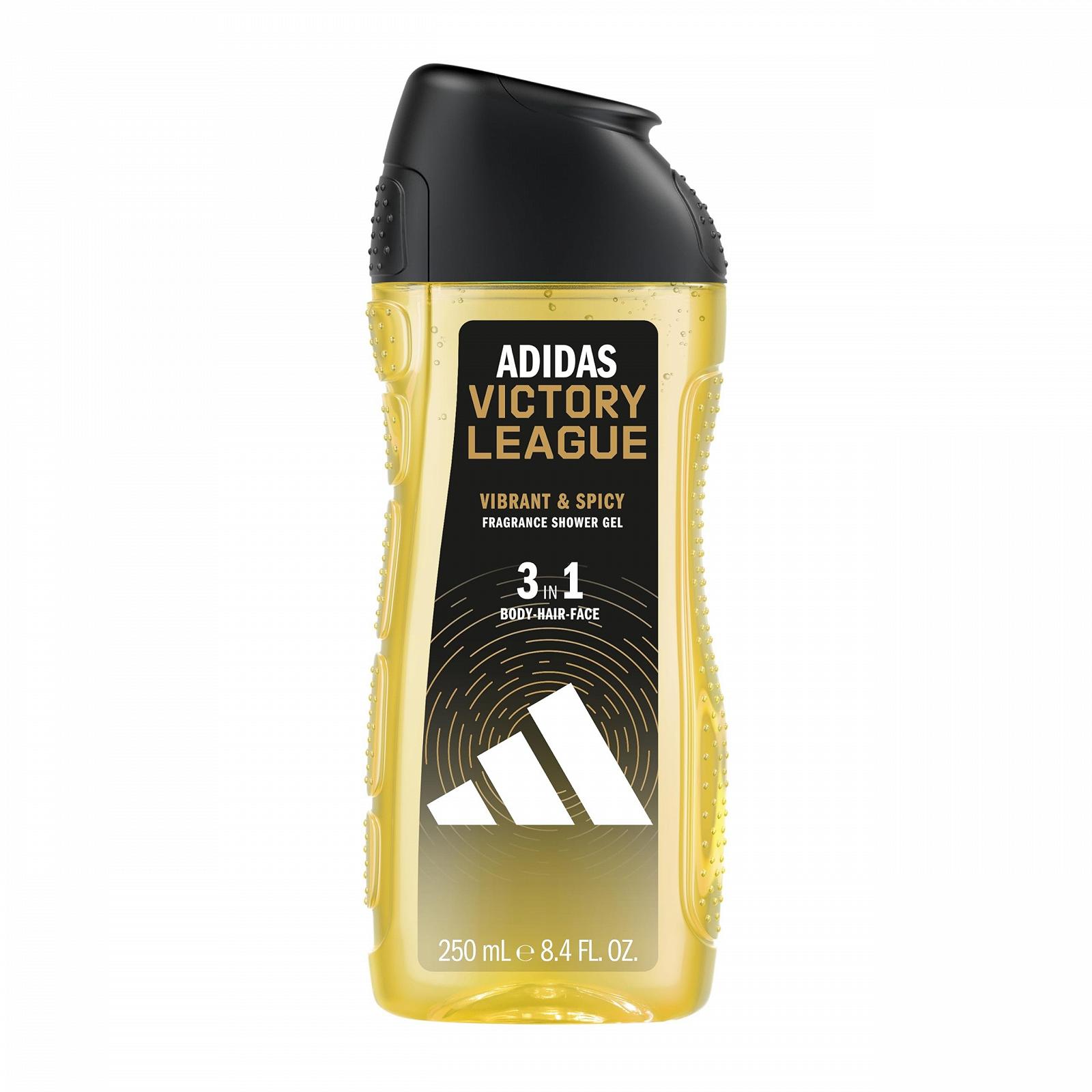 Гель для душа Adidas Victory League 3-in-1 для тела, волос и лица 250 мл, фото №1