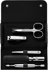 Купити Набір для манікюру Zwilling J. A. Henckels Classic Inox Футляр зі шкіри, чорний, 5 шт - Фото 1 Набір для манікюру Zwilling J. A. Henckels Classic Inox Футляр зі шкіри, чорний, 5 шт - Фото 1