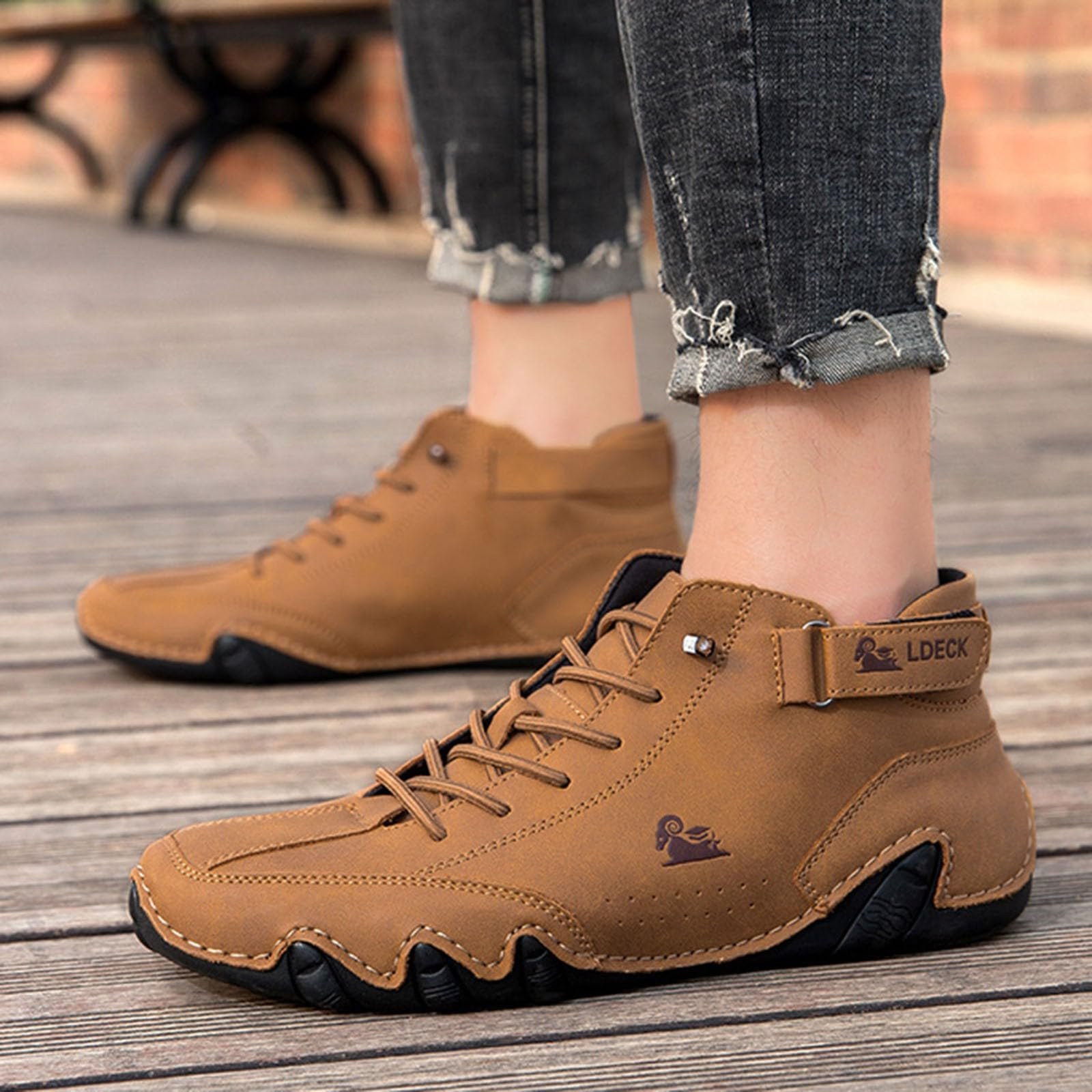 Черевики Barefoot LCpddajlspig Шкіряні Водонепроникні, фото №6 Черевики Barefoot LCpddajlspig Шкіряні Водонепроникні, фото №6