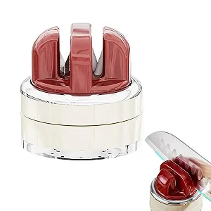 Точилка для ножів Кухонна з вакуумною присоскою Зелена synthetic.ua - Фото 1