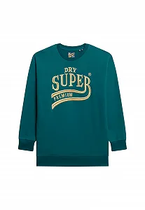 Платье-свитшот Superdry Luxe Metallic Logo - Фото 1