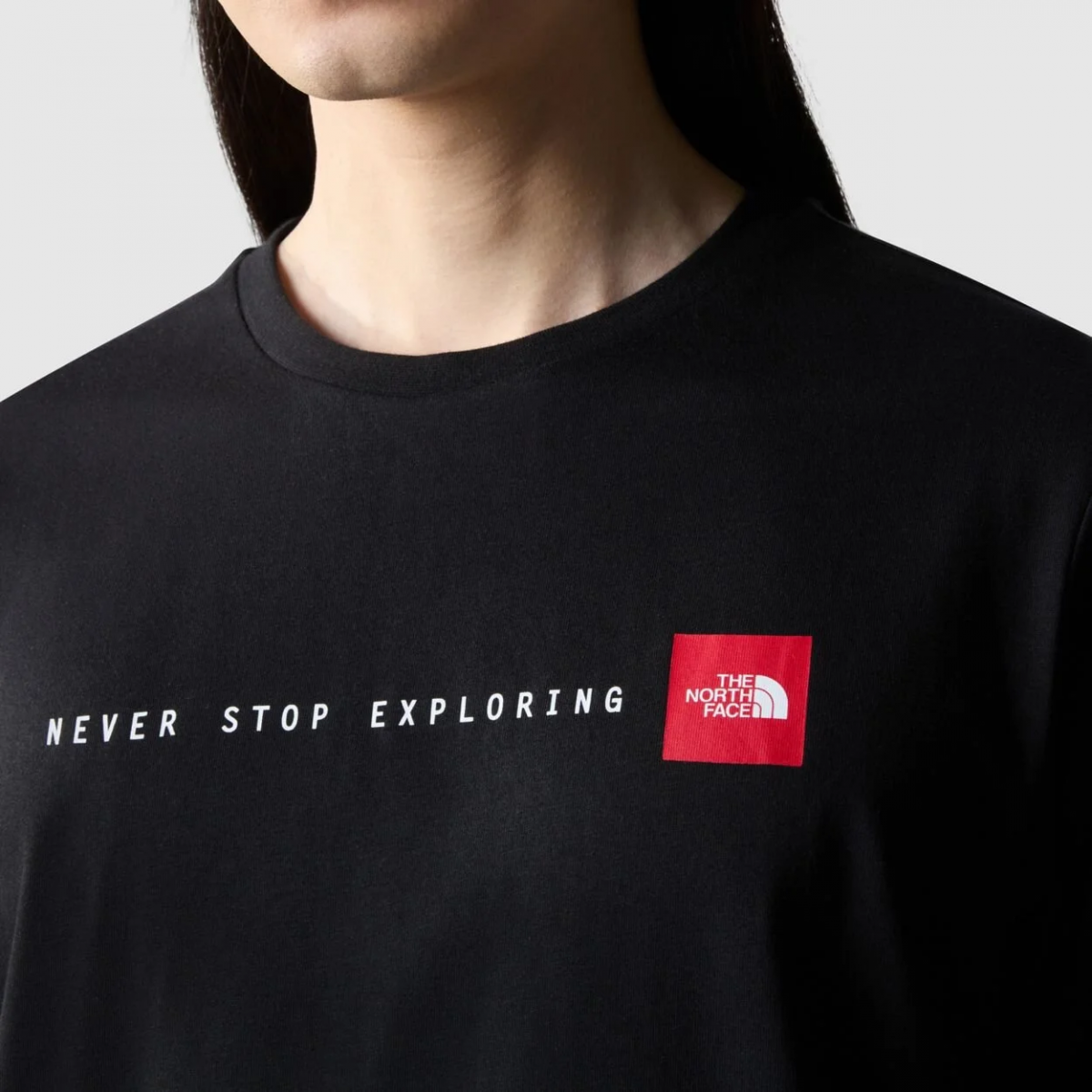 Футболка MEN’S NEVER STOP EXPLO 0A87NSJK31 THE NORTH FACE Чорний M, фото №4