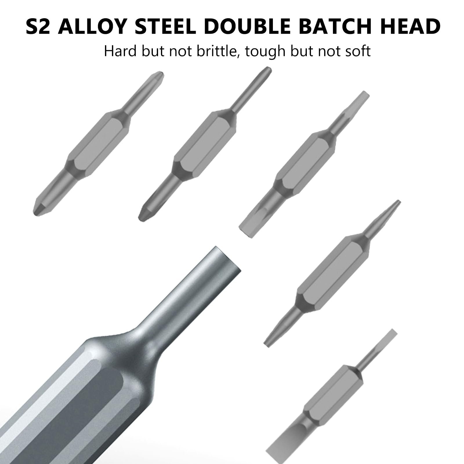 Набір інструментів Precision Mechanics 27 в 1 Precision Mechanics з викрутками з S2 легованої сталі, фото №3 Набір інструментів Precision Mechanics 27 в 1 Precision Mechanics з викрутками з S2 легованої сталі, фото №3