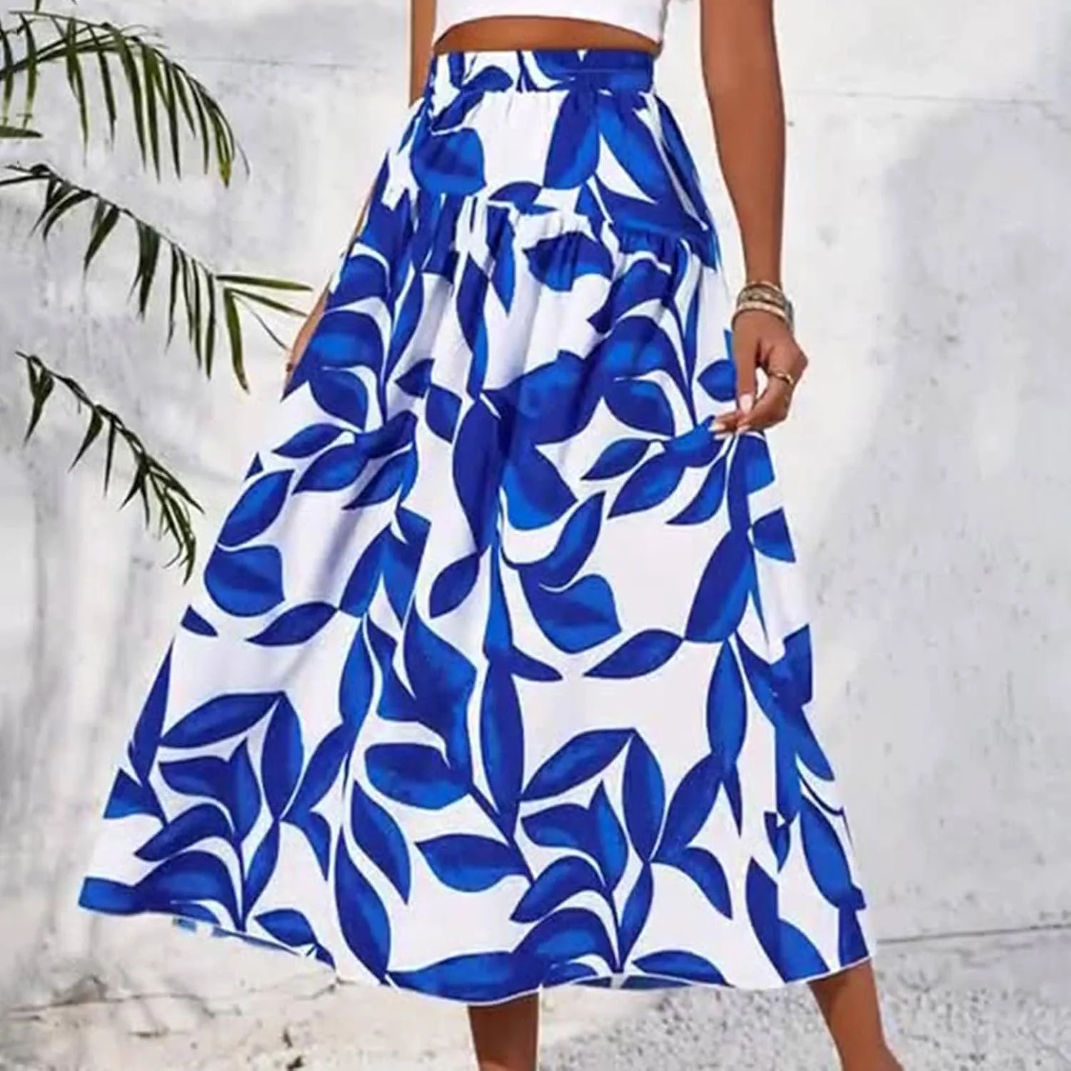 Плісирована спідниця KLJUddGY довга, Богемна, фото №7