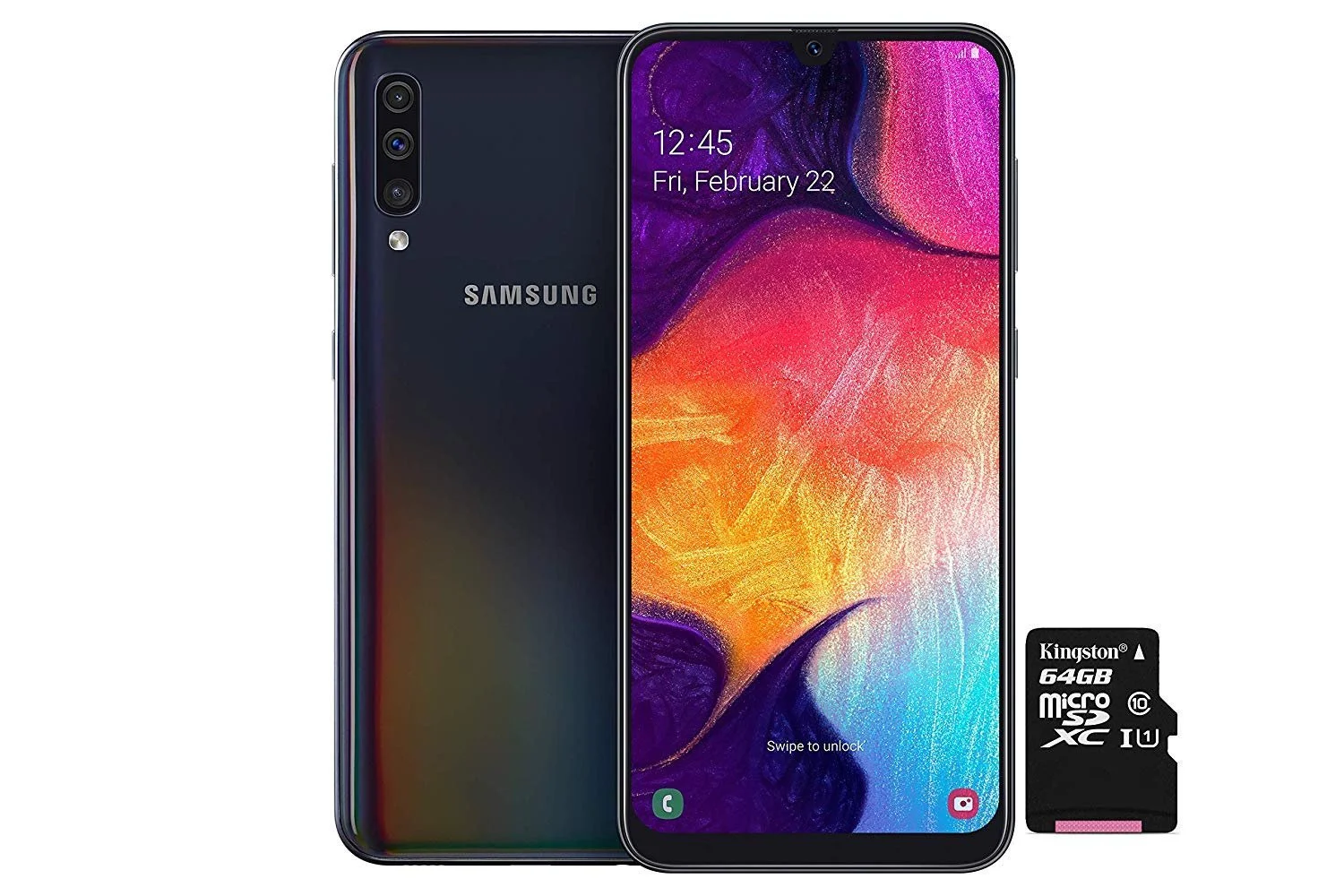 Смартфон Samsung Galaxy A50 6.4" 128 ГБ 4 ГБ RAM Black, фото №1