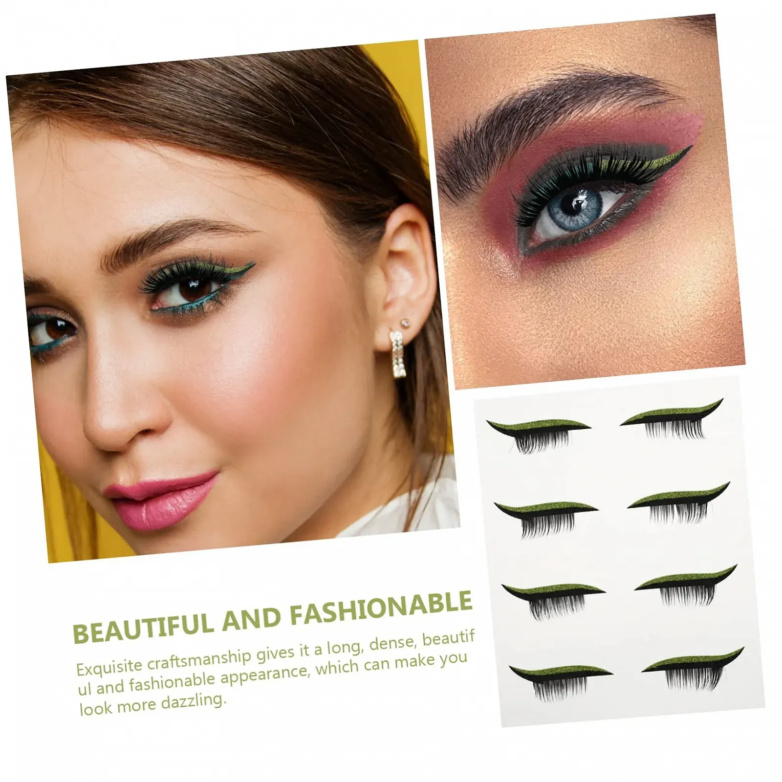 Накладні вії, макіяж очей, фото №3