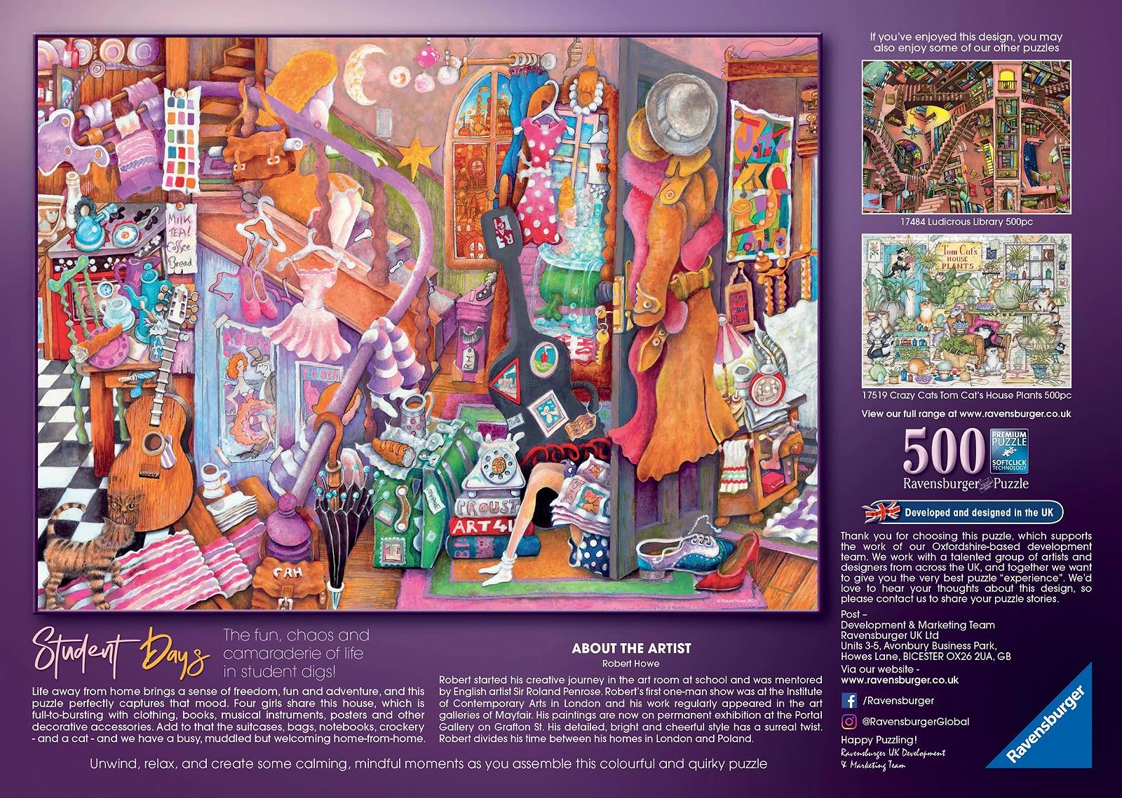 Пазл Ravensburger Student Days 500 елементів від 10 років, фото №3