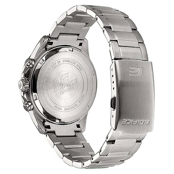 Часы Edifice EFR-526D-1AVUEF Мужские Кварцевые Аналоговые Черный серебристый Stainless Steel, фото №2