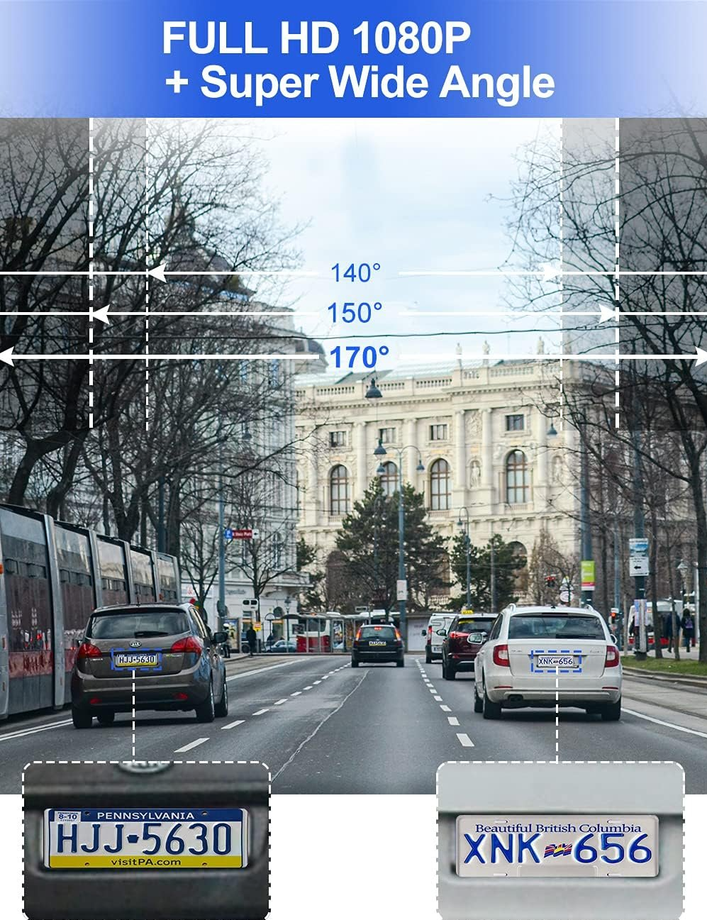 Відеореєстратор CHORTAU B-T26 / Full HD / 170° / Wi-Fi / Чорний, фото №2