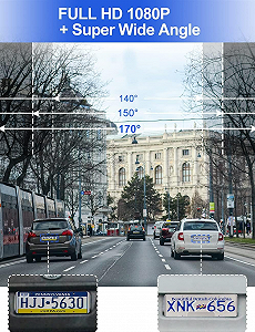 Відеореєстратор CHORTAU B-T26 / Full HD / 170° / Wi-Fi / Чорний synthetic.ua - Фото 1