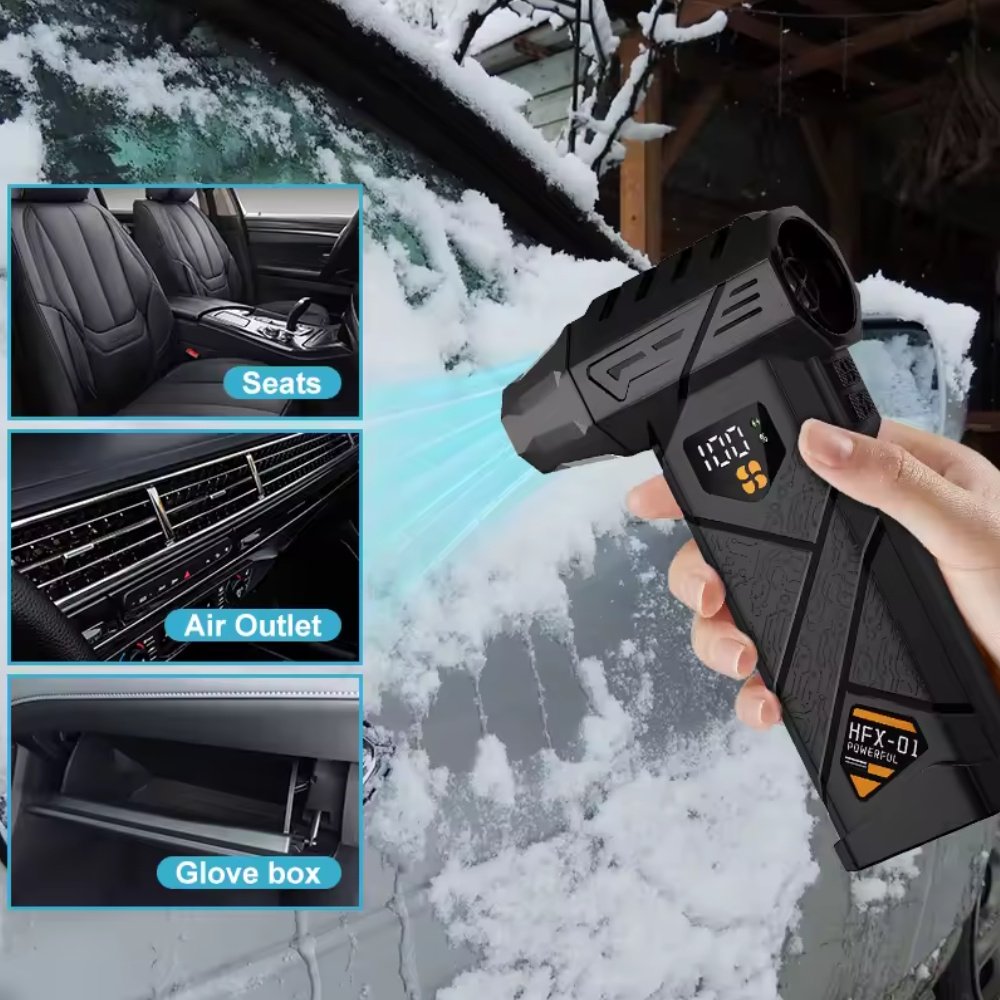 Портативний турбовентилятор Violent HFX-01 Turbo Jet Fan 680000 RPM Black, фото №8