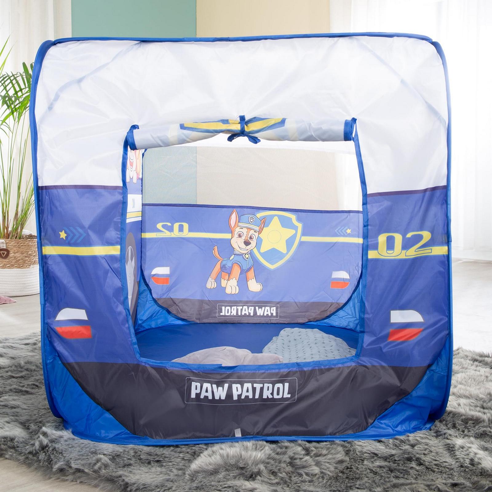 Намет ігровий Roba Paw Patrol Pop-Up у формі автомобіля, синій/білий, фото №6