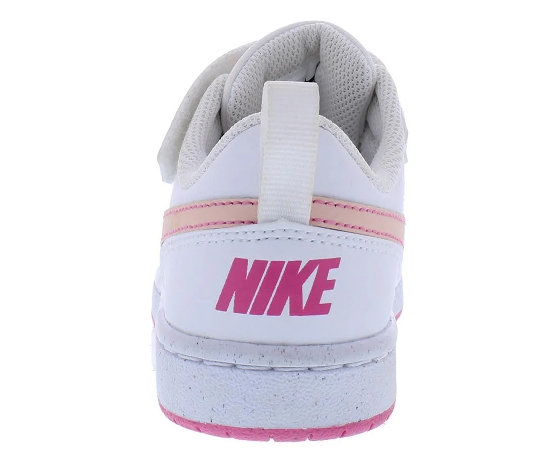Кроссовки Nike Court Borough Low Recraft (PS) Низкие Белый для Девочек, фото №3