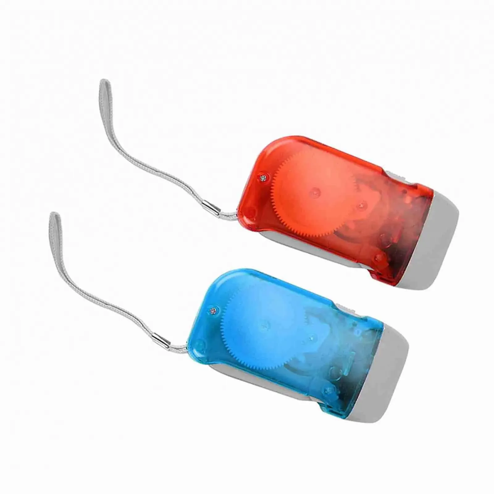 Ручний ліхтар Outdoormanual з ручним приводом Power Ledemergency Червоний з синім, фото №4