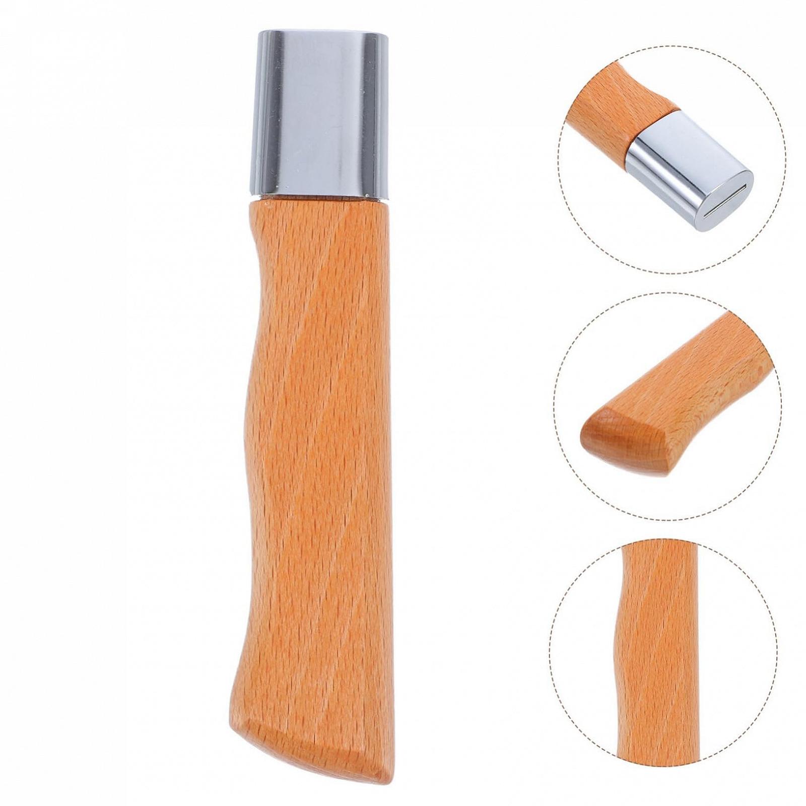 Рукоятка для кухонного ножа сменная бук нескользящая, фото №8