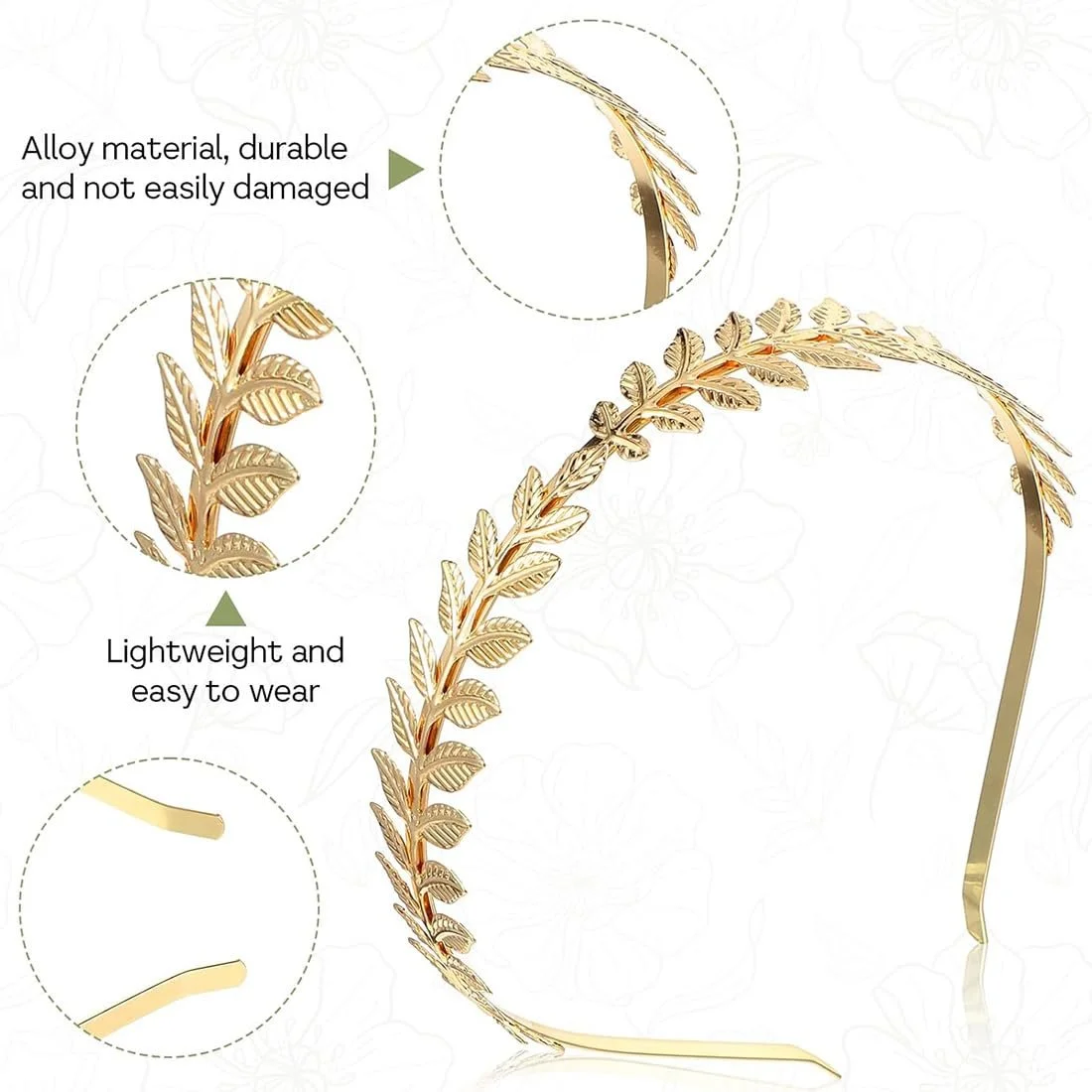Жіноча Обруч на голову Леопардовий принт, фото №3