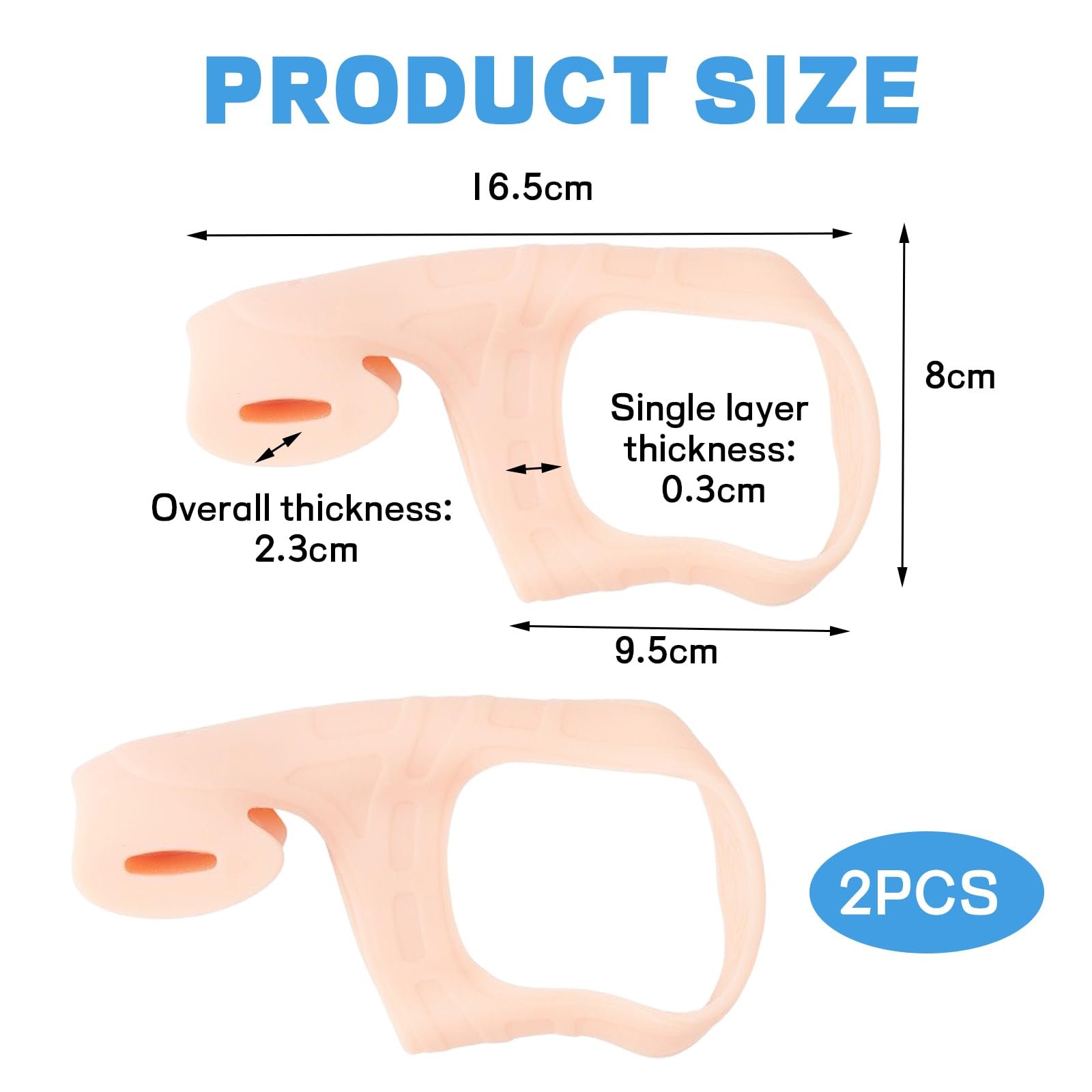 Роздільник для пальців Hallux Valgus, 2 шт., шина Hallux Valgus, фото №7
