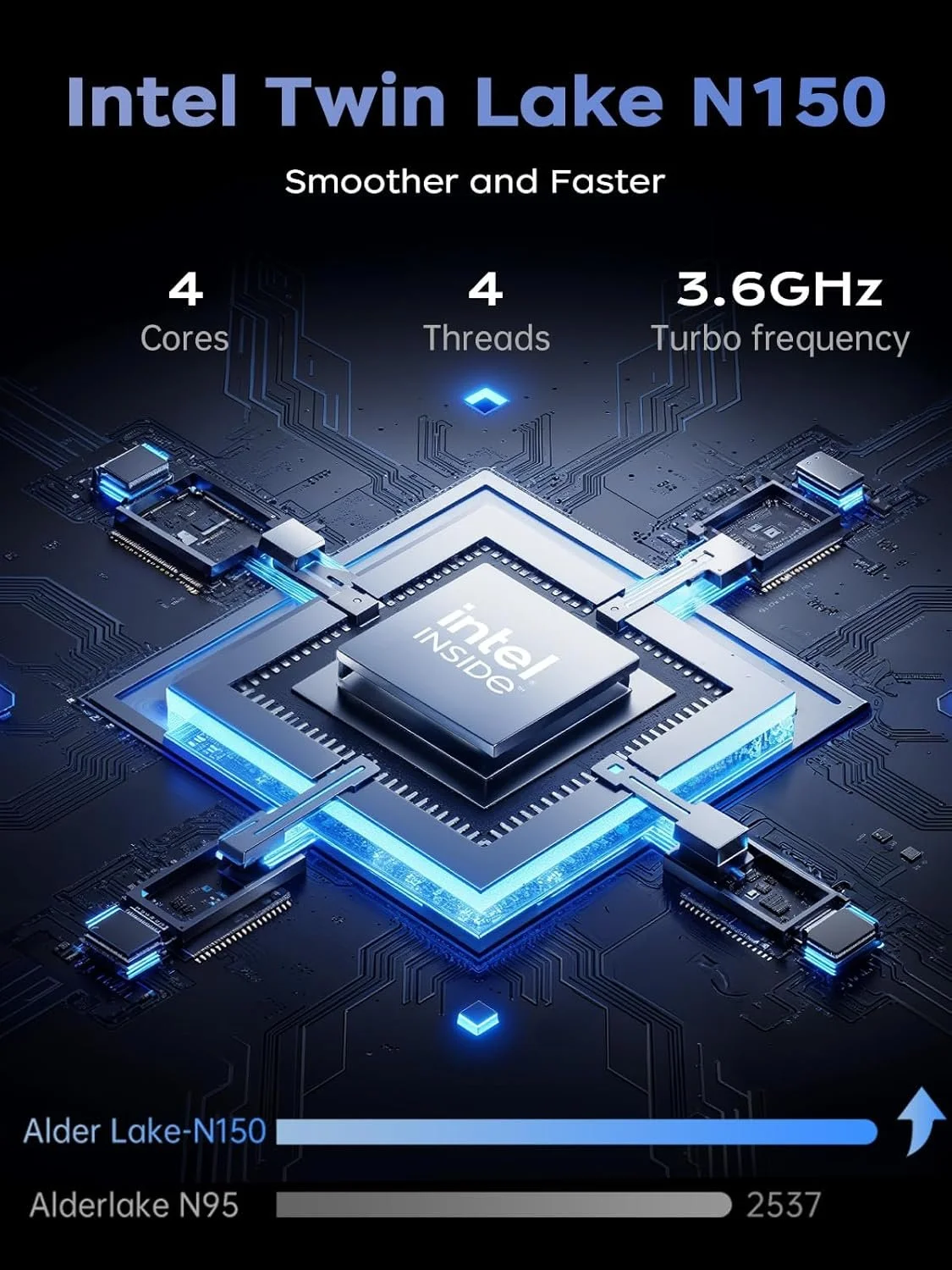 Ноутбук 15.6" AOC TX15 Intel N150 RAM 16GB SSD 512GB Windows 11 Pro Алюмінієвий корпус, фото №7