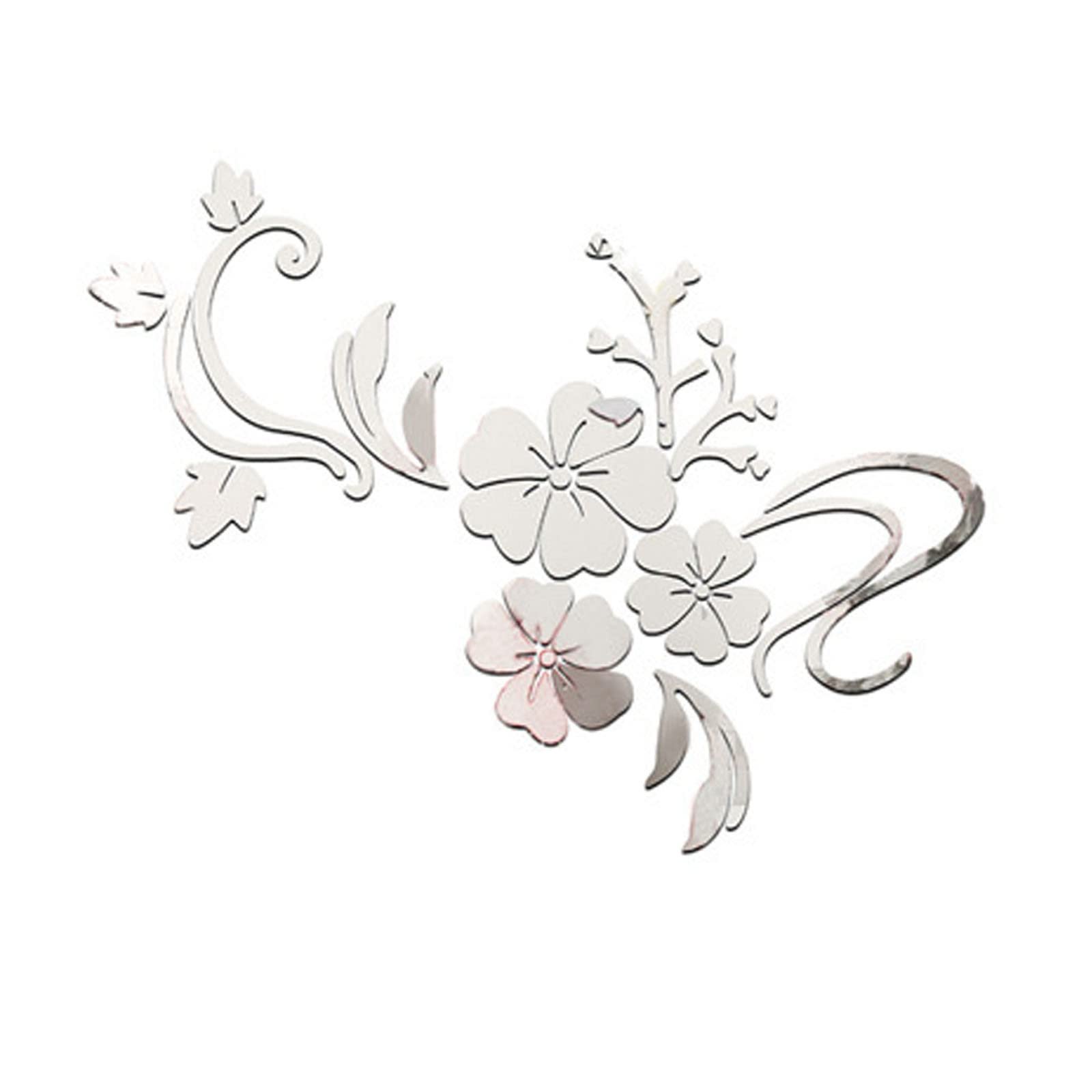 Дзеркальні наклейки на стіну Flower Art знімні акрилові самоклейні, фото №1 Дзеркальні наклейки на стіну Flower Art знімні акрилові самоклейні, фото №1