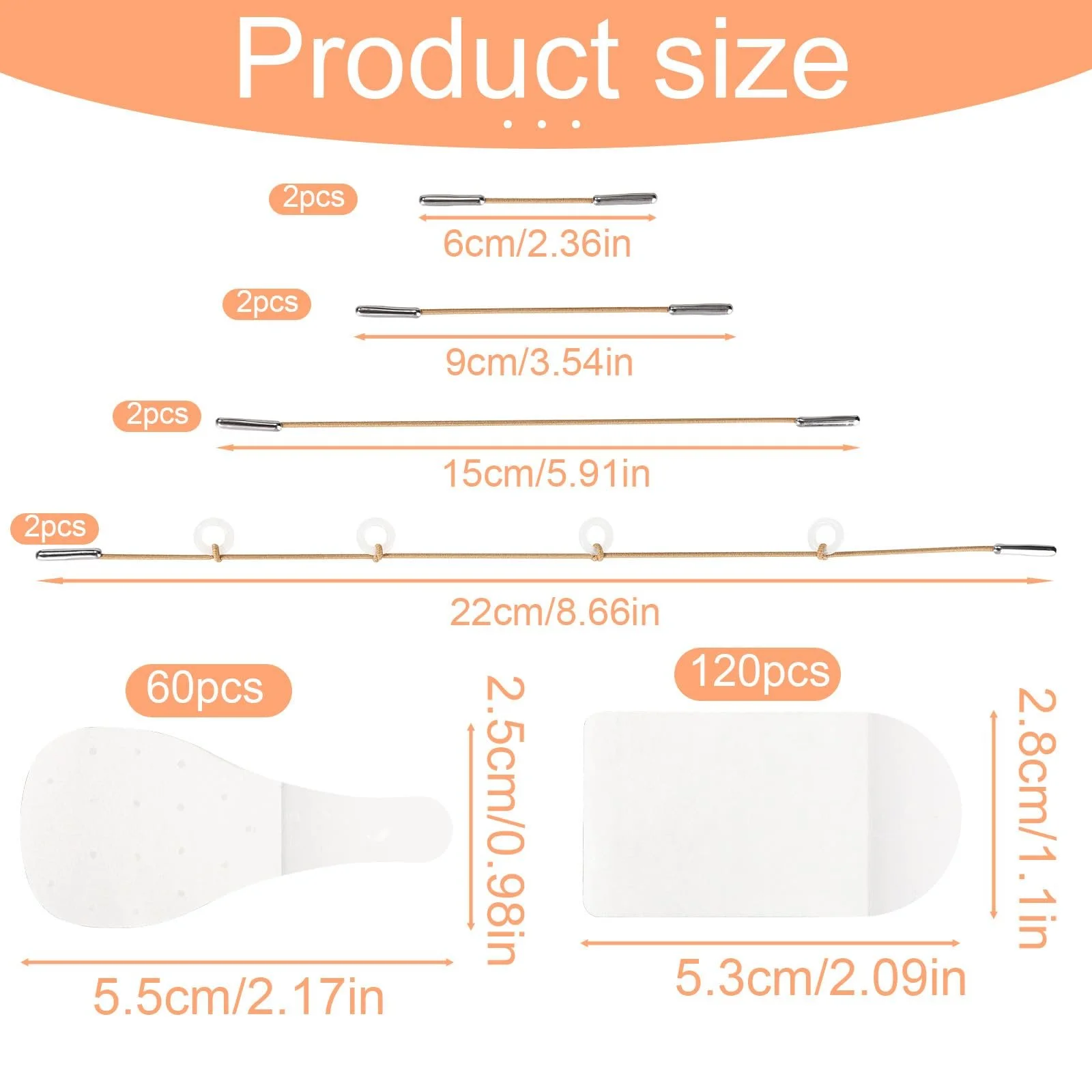 Набір патчів для підтяжки обличчя Lyreh, 188 шт., включаючи водонепроникні невидимі стрічки для підтяжки обличчя, фото №2