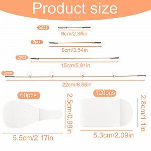 Набор патчей для подтяжки лица Lyreh, 188 шт., включая водонепроницаемые невидимые ленты для подтяжки лица synthetic.ua - Фото 1