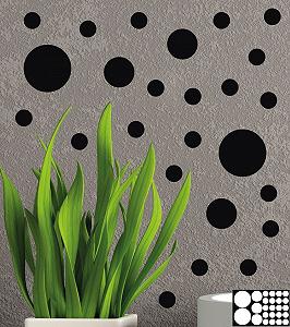 Наклейки KLEB Drauf 25 точок матові або глянцеві 19 кольорів - Фото 1