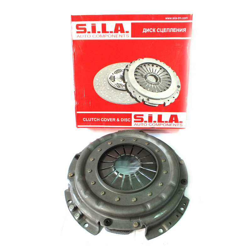 Диск нажимной корзина ЗИЛ-130, 5301 в сборе лепестковая пр-во S I L A AC 130-1601090, фото №1