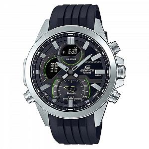 Годинник Casio ECB-30P-1AEF, чорний, в смужку - Фото 1