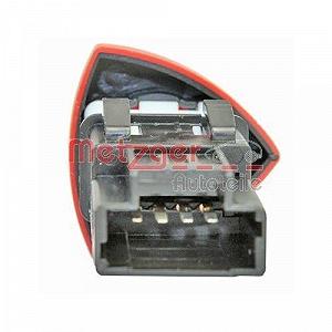 Выключатель аварийной сигнализации METZGER 0916349 для NISSAN OPEL RENAULT GENERAL MOTORS synthetic.ua - Фото 1