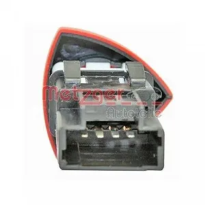 Выключатель аварийной сигнализации METZGER 0916349 для NISSAN OPEL RENAULT GENERAL MOTORS synthetic.ua - Фото 1