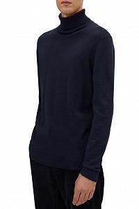 Джемпер FINE KNITTED TURTLE NECK 1032304-10668 Tom Tailor Темно-синій XL - Фото 1