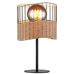 Настільна лампа Just Light Boho 1x E27 25x42 см чорна - Фото 1