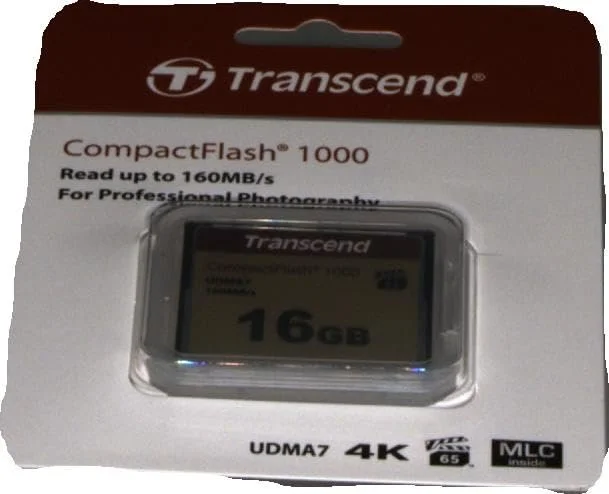 Карта памяти Transcend Compact Flash 1000x Ultimate 16GB, фото №7 Карта памяти Transcend Compact Flash 1000x Ultimate 16GB, фото №7