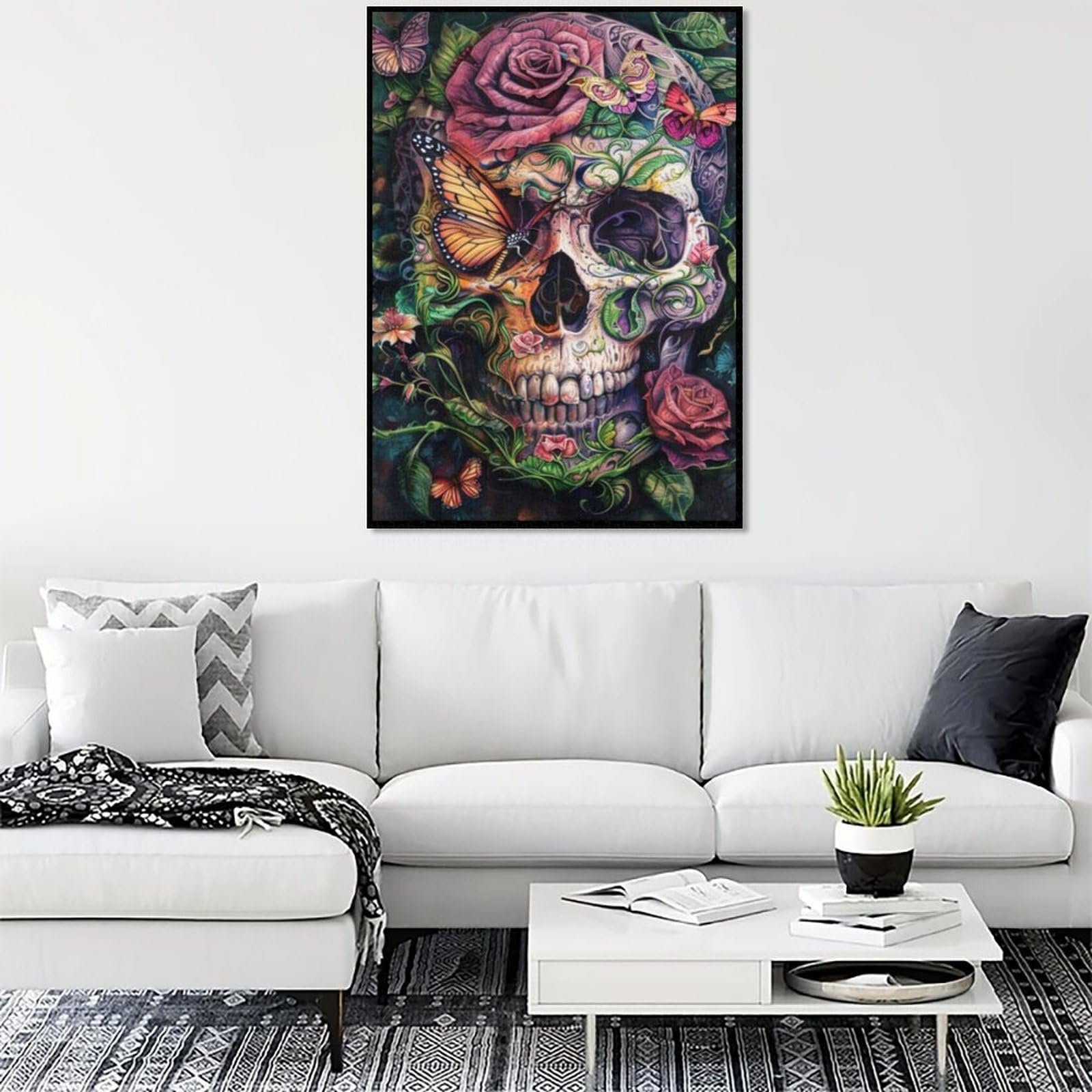 Пазл Gothic Rose Skull Butterfly 1000 элементов (26 x 38 см), фото №6