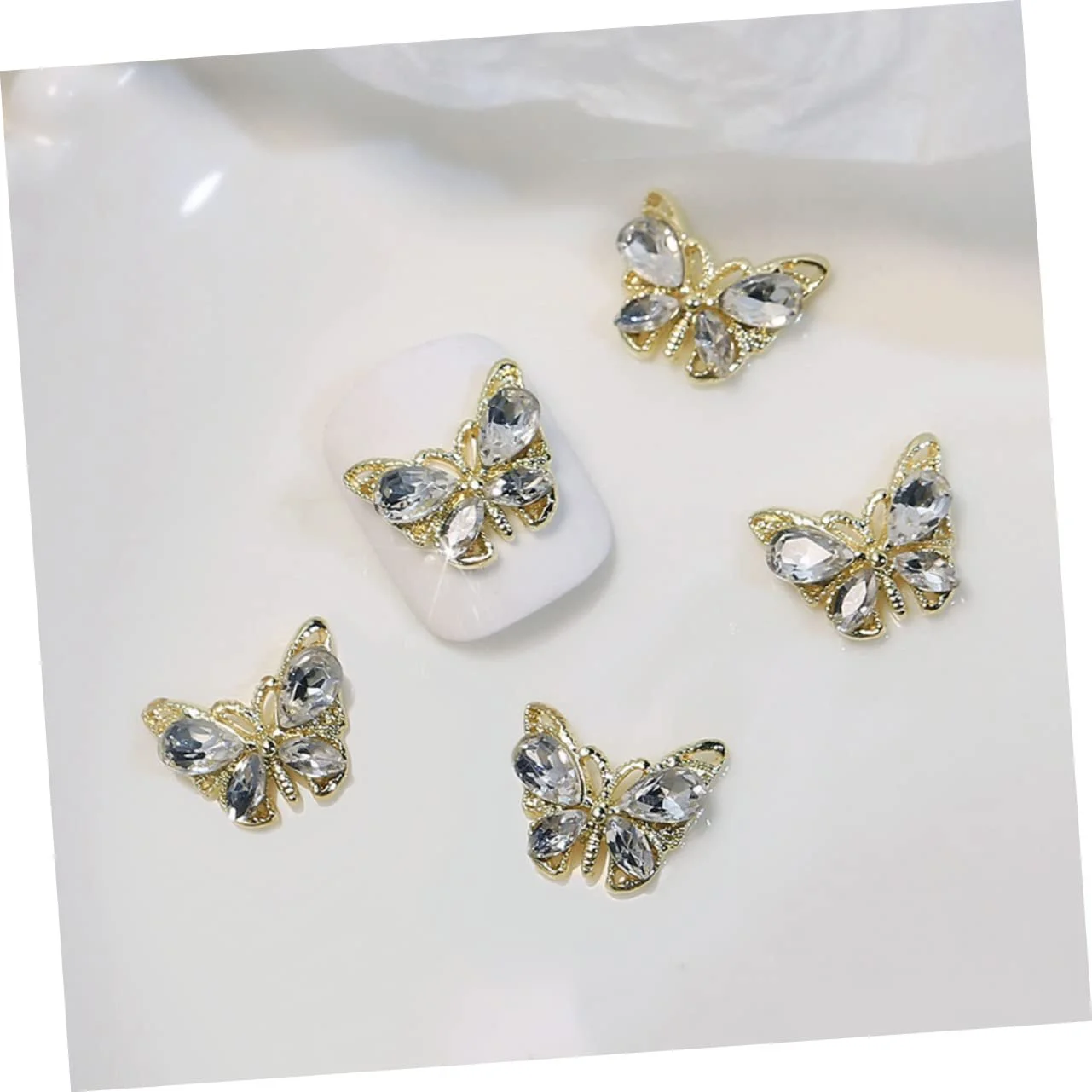 Підвіски для нігтів Healvian Набір. Метелик 3D, фото №8 Підвіски для нігтів Healvian Набір. Метелик 3D, фото №8