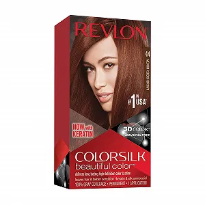 Стойкая краска для волос Revlon Colorsilk 44 Средний Каштановый - Фото 1