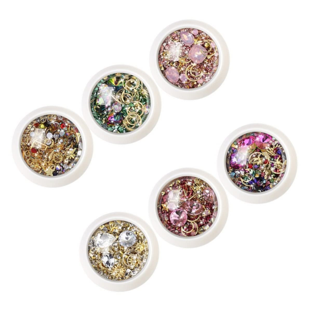 Набор украшений для ногтей, 6 шт, фото №4