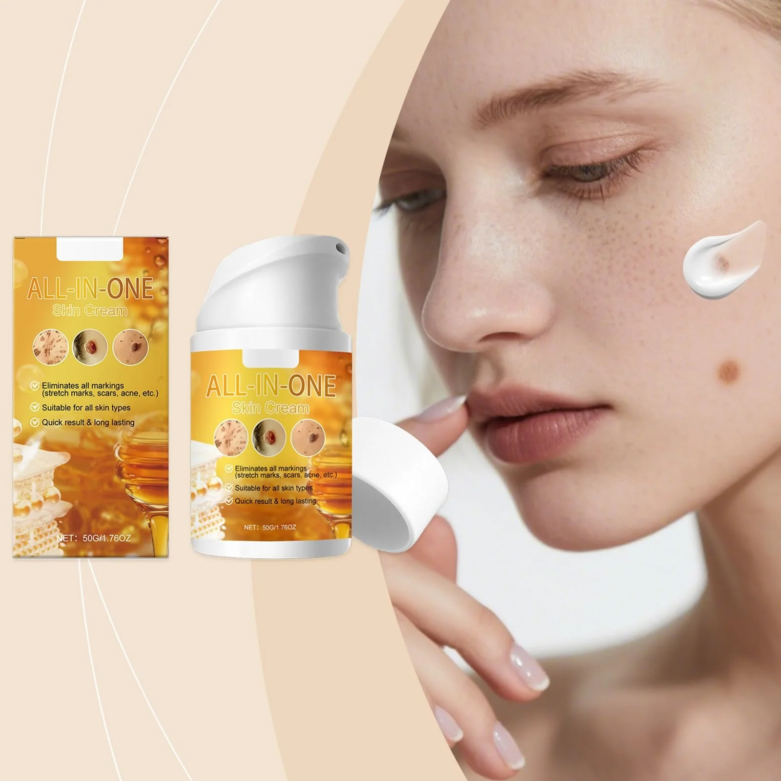 Зволожувальний крем для обличчя Deep Moisture 50 г, фото №2 Зволожувальний крем для обличчя Deep Moisture 50 г, фото №2