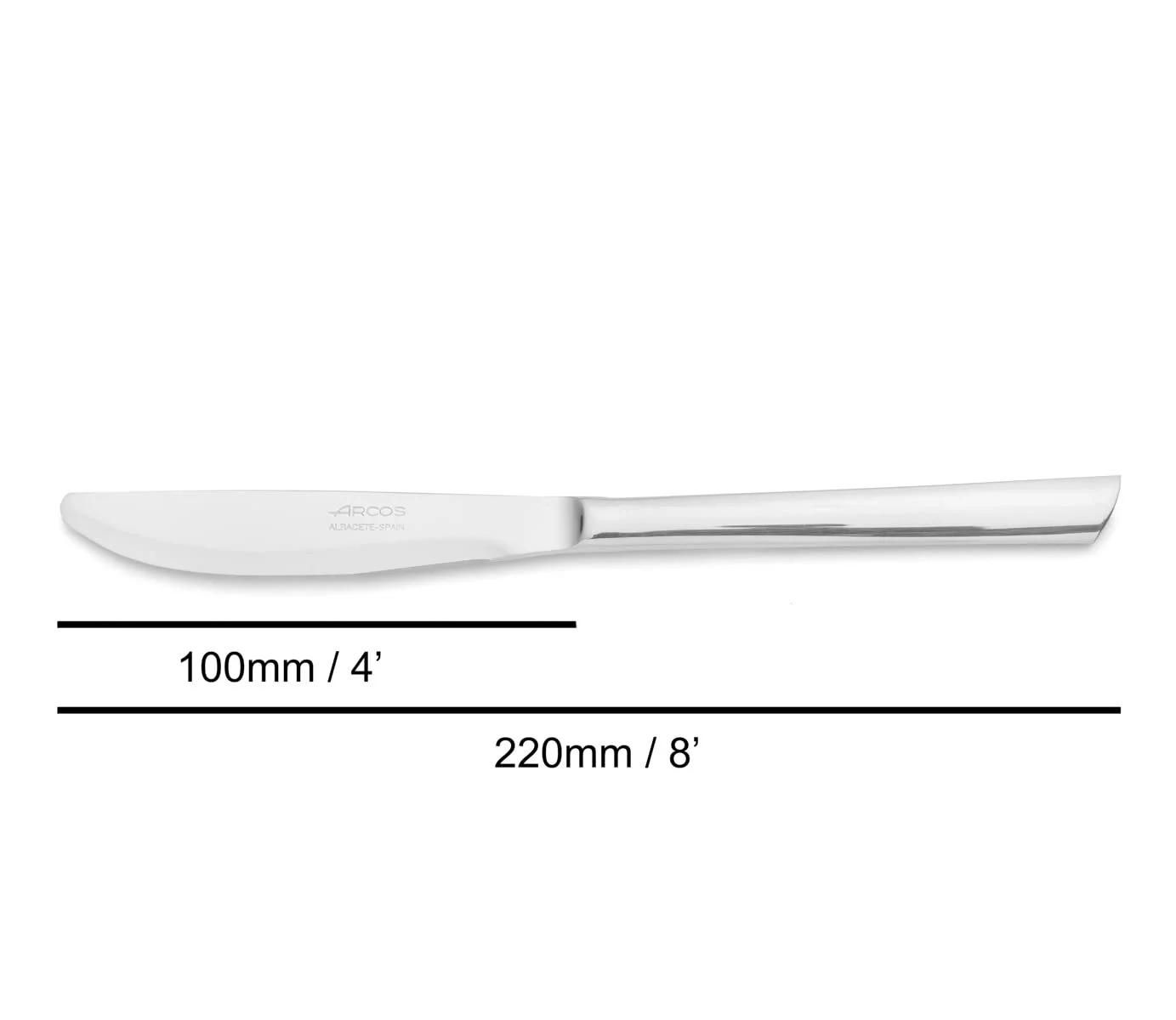 Набор столовых приборов Arcos Toscana 24 шт., из цельного куска нержавеющей стали Серебряный, фото №2