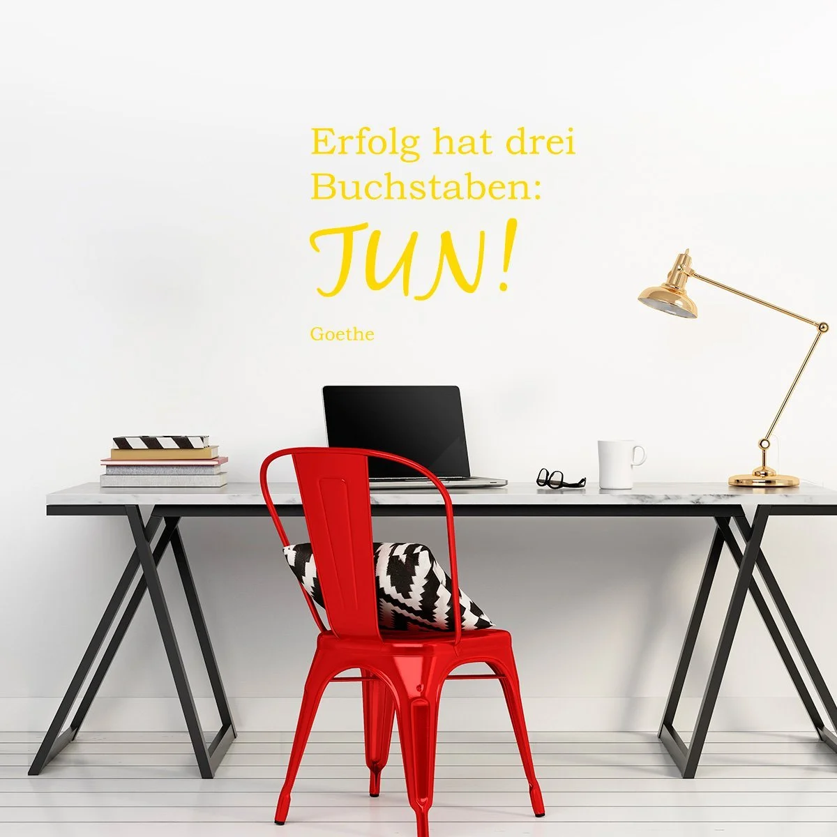 Наклейка на стену Wandkings Erfolg hat drei Buchstaben 75 x 60 см, фото №2