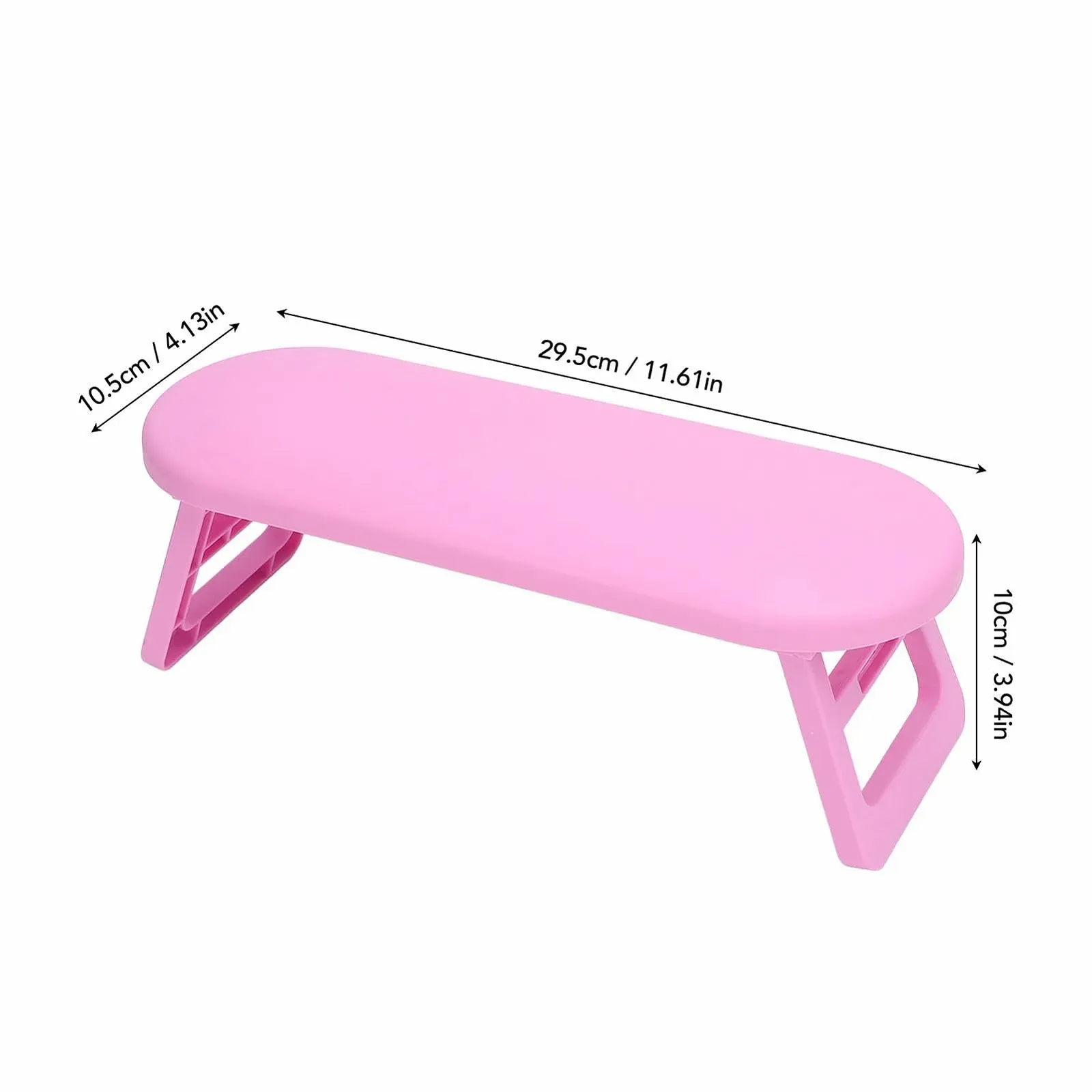 Подставка для рук маникюрная, 2 шт., пластиковая, складная, для салонов красоты, фото №8