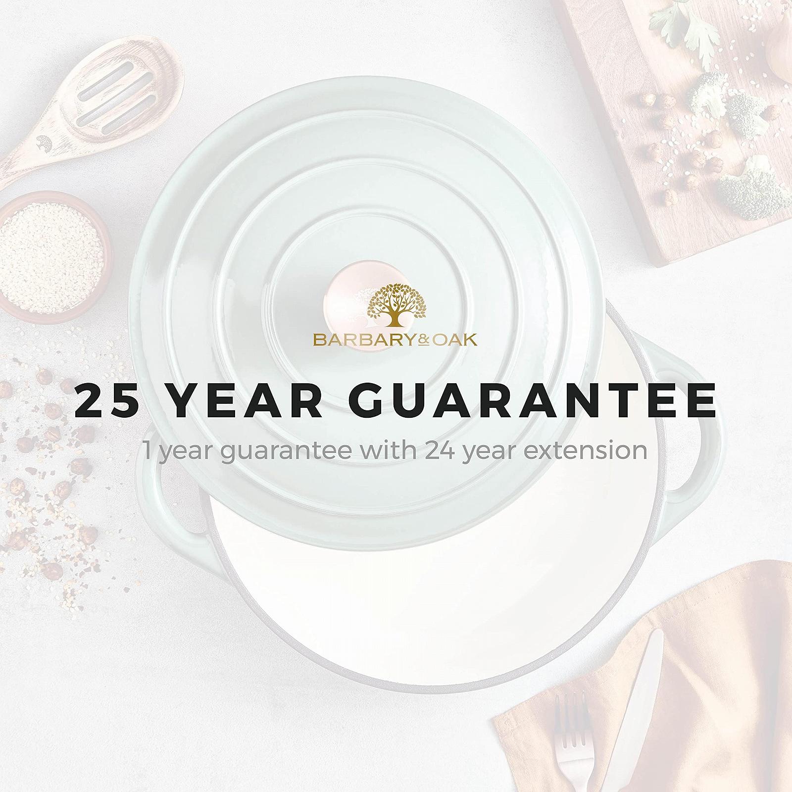 Жаровня Barbary & Oak BO800253GRN чугунная эмалированная 28 см зеленая, фото №12