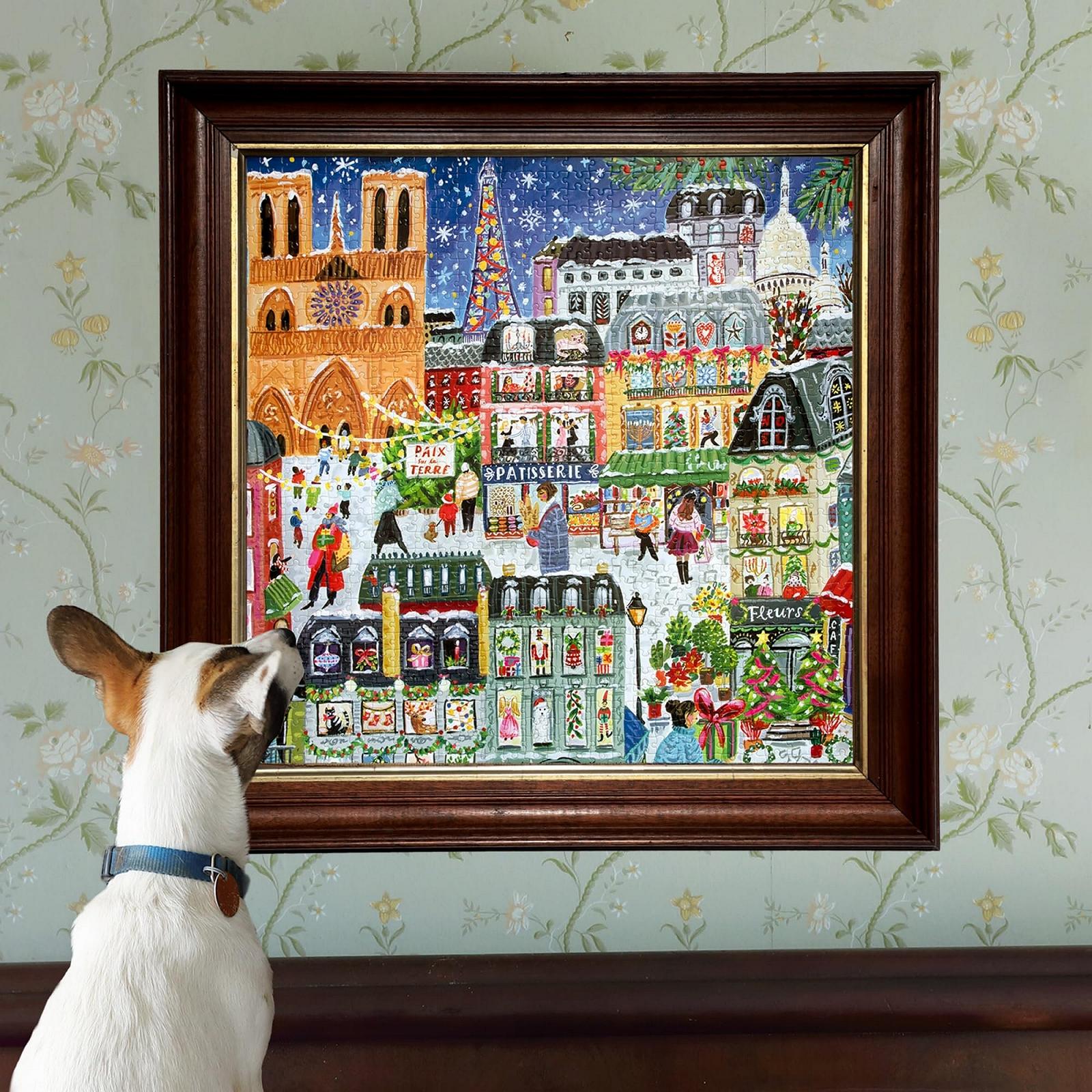 Пазл Eeboo Christmas in Paris Рождество в Париже 1000 элементов 58,5 x 58,5 см, фото №5