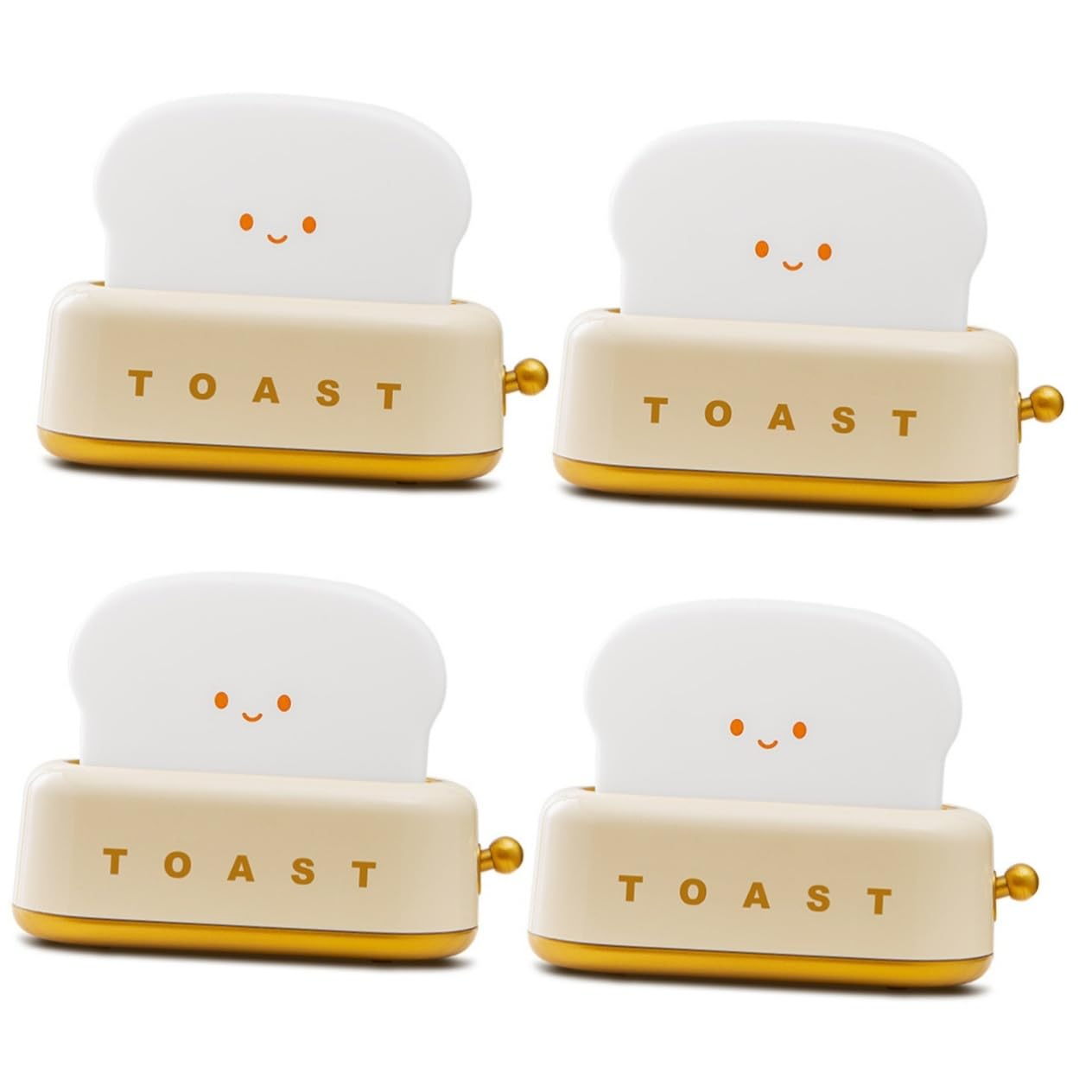 Нічник Housoutil 4 Stück Toaster LED Диммований з акумулятором, фото №1
