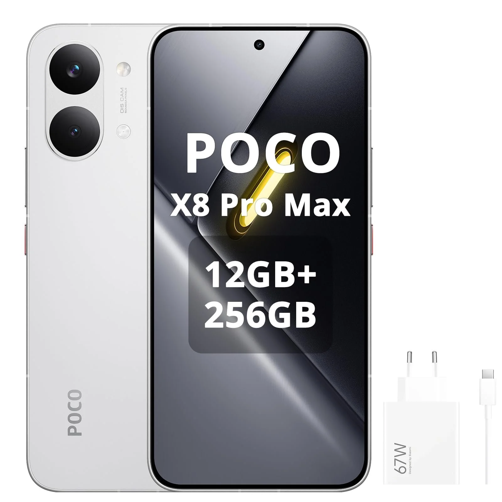 Смартфон Xiaomi Poco X8 Pro Max 12GB/256GB Dimensity 9500s 8500 мАч 1.5K AMOLED 50 Мп Черный (с зарядным устройством 67 Вт), фото №1 Смартфон Xiaomi Poco X8 Pro Max 12GB/256GB Dimensity 9500s 8500 мАч 1.5K AMOLED 50 Мп Черный (с зарядным устройством 67 Вт), фото №1