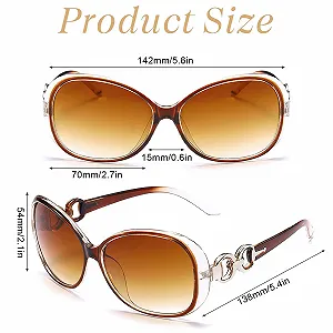 Солнцезащитные очки ZYKORT, 3 шт., Ретро, ​​Большие, Женские, Поляризованные synthetic.ua - Фото 1