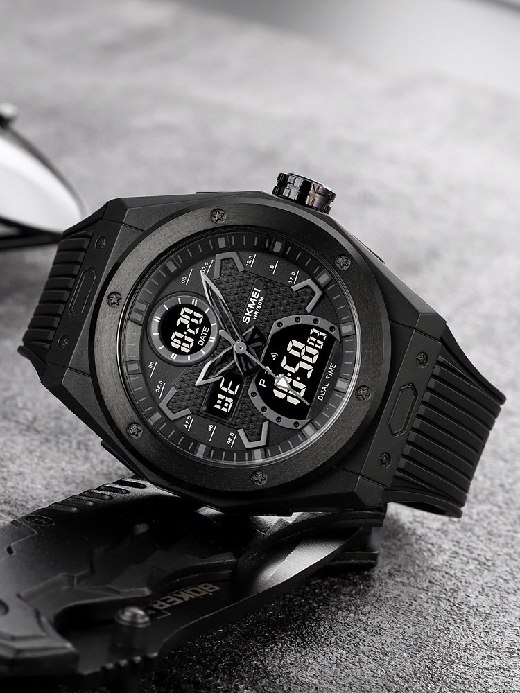 Годинник Skmei 2013BKBK Black-Black SALE, фото №4
