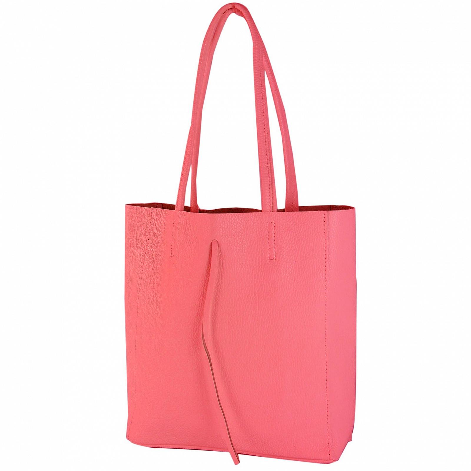 Сумка-тоут modamoda de T253 из итальянской кожи с внутренним карманом, фото №2