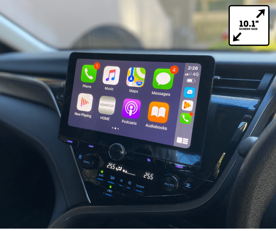 Автомагнітола Kenwood DMX9720XDS 10.1" Сенсорна Apple CarPlay / Android Auto / WiFi / Bluetooth / DAB+ / 178 x 100 x 155 mm, фото №4